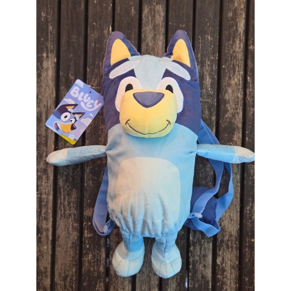Official Bluey Plush Character Bag NWT
